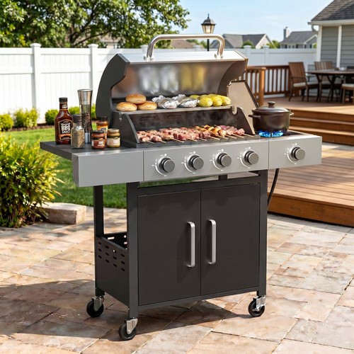 Aoxun burner steel gas bbq - aoxun,