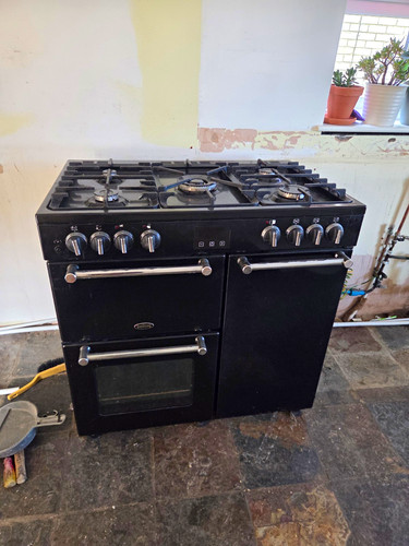 Belling black freestanding gas - black,