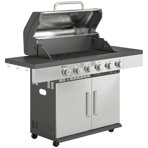 Outsunny burner propane gas - outsunny, 6-burner