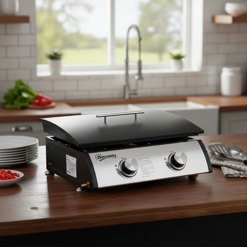 Gas plancha barbecue grill - plancha,