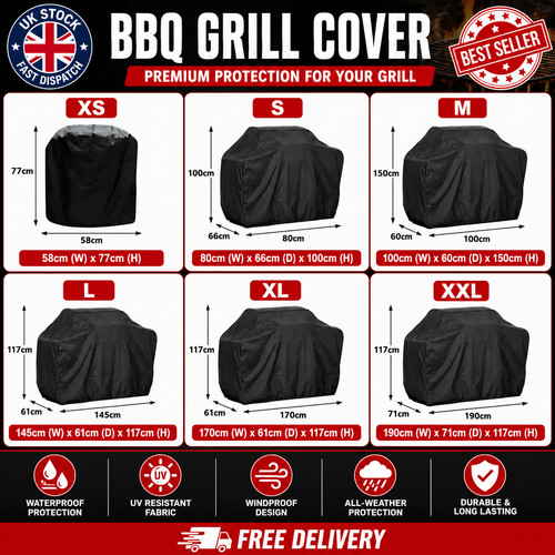 Heavy duty bbq cover - heavy,