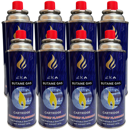 Butane gas bottles - gas, canisters