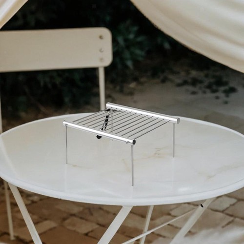 Folded campfire grill camping - folded,